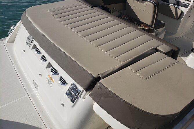 42 to 46 Ft Private Yacht Miami, rent for 2 our 4 hours, 12 ppl - What You’ll See on the Bay: Skyline, Brickell, and Fisher Island