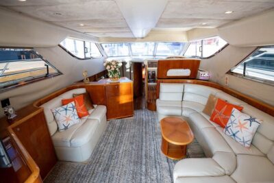 70ft + Free Hour | Miami Yacht Rental | 3 to 8 Hours | 13 ppl - The route: Miami River first, then Biscayne Bay