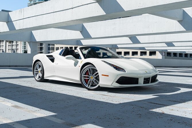 Ferrari 488 Spider - Supercar Driving Experience Tour in Miami, FL - Price and value: $195 per group, and the real add-ons