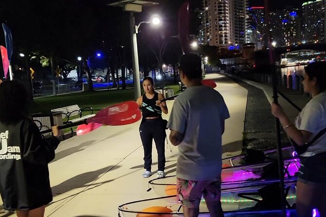 L.E.D. Light Kayak Miami City Lights - Guides Make or Break It: Marco, CJ, and the Team Dynamic