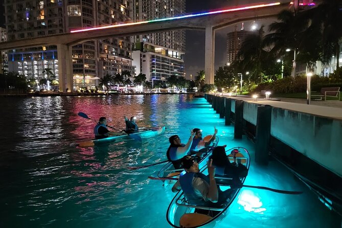 L.E.D. Light Kayak Miami City Lights - Safety, Wet Clothes, and the Real-Life River Stuff