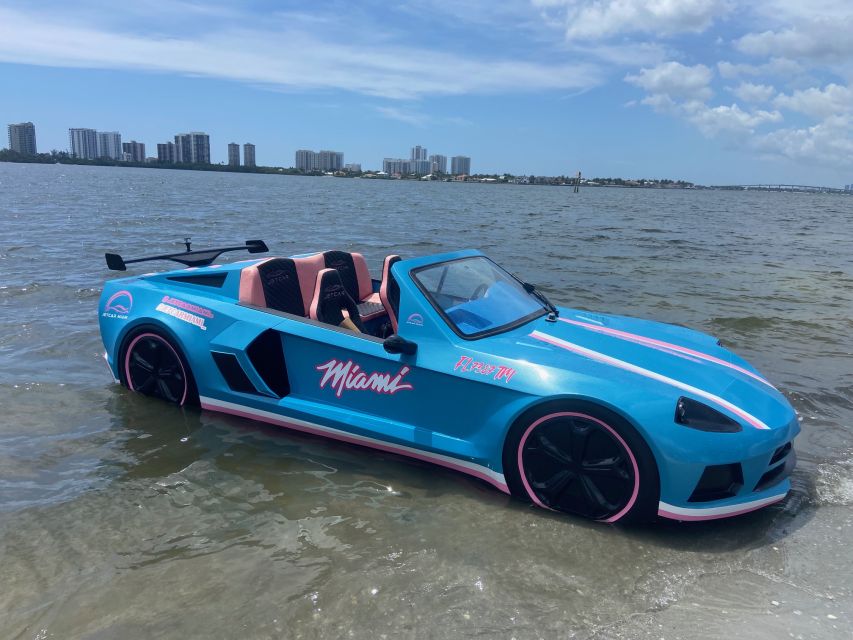 Miami: 1-hour Jetcar Rental - The Beach Island Stop That Makes the Photos Work