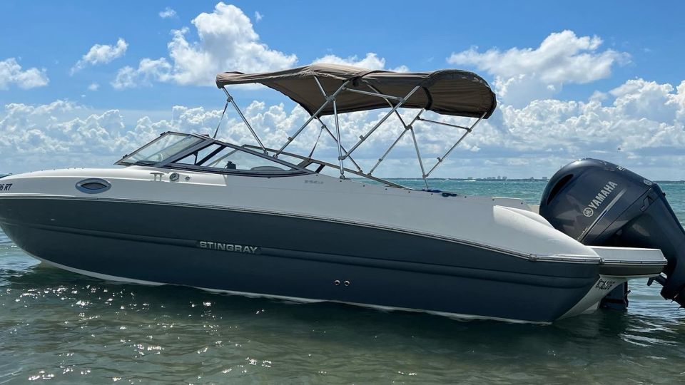 Miami: 24-Foot Private Boat for up to 8 People - Meeting point and parking: get the address before you show up
