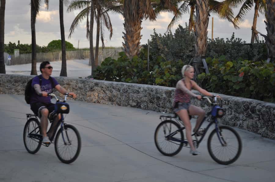 Miami: Bike Rental - South Pointe Park pier: when to park and walk
