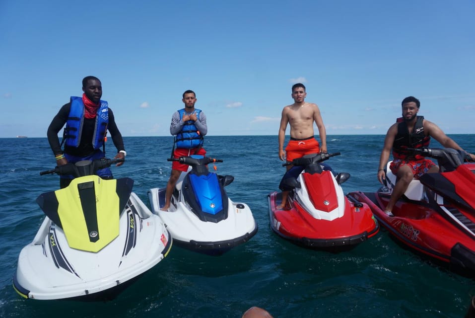 Miami: Biscayne Bay and Miami Beach Guided Jet Ski Adventure - Biscayne Bay Jet Skiing: 1 Hour of Freedom With a Guide in Your Bubble