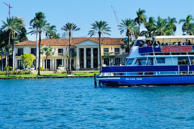 Miami Boat Tour - Celebrity Homes & Millionaire Mansions - Venetian Causeway and the Art of Creating Neighborhoods
