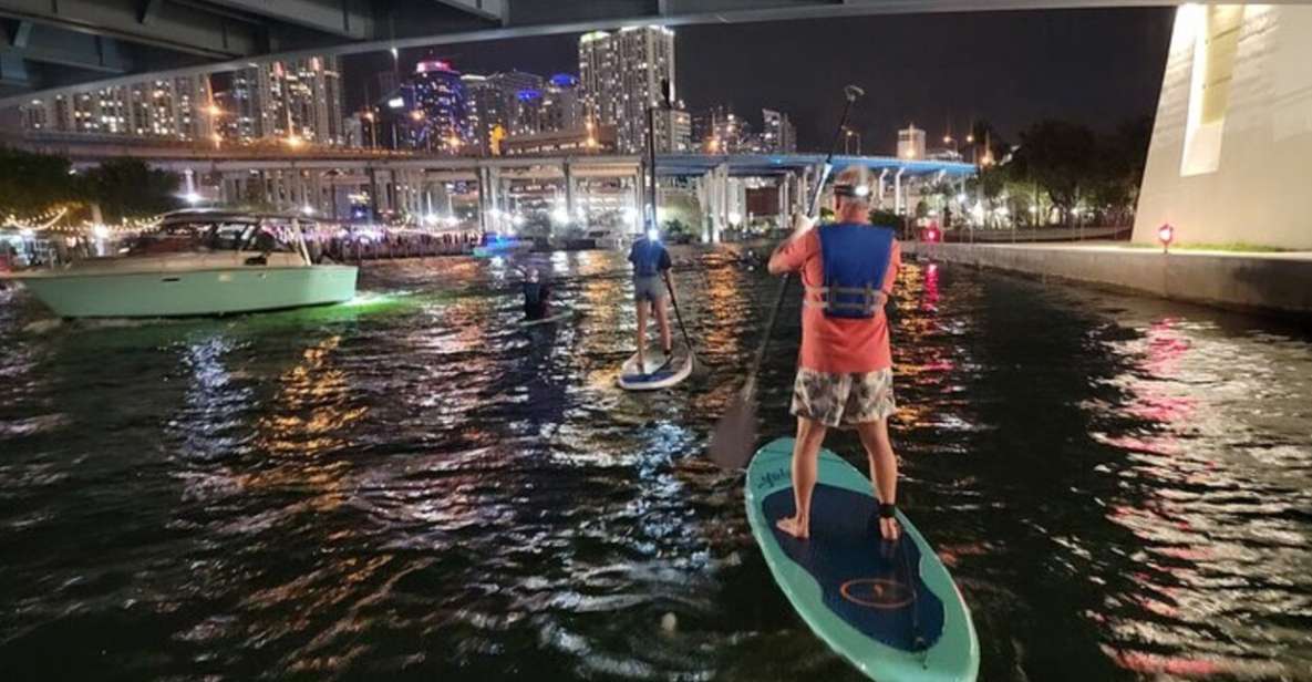 Miami: City Lights SUP or Kayak Night Tour - The Paddle Through Downtown Miami: What You’ll See
