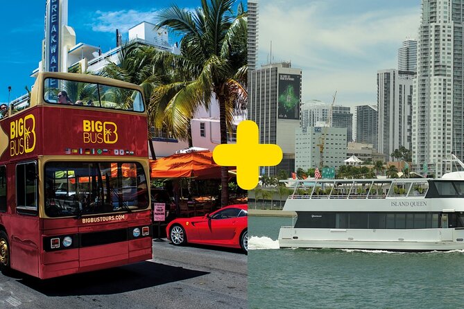 Miami Combo: Open-top Bus Tour and Sightseeing Bay Cruise - Key things to know before you go