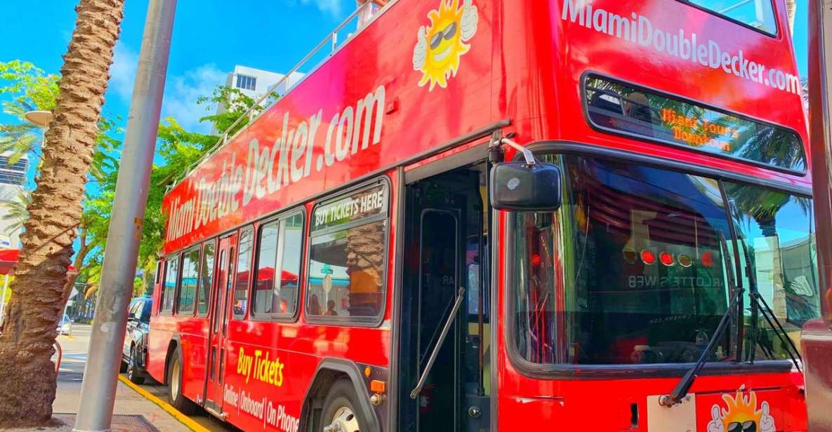 Miami: Double-Decker Bus Tour with Optional Boat Cruise - Key highlights worth your attention