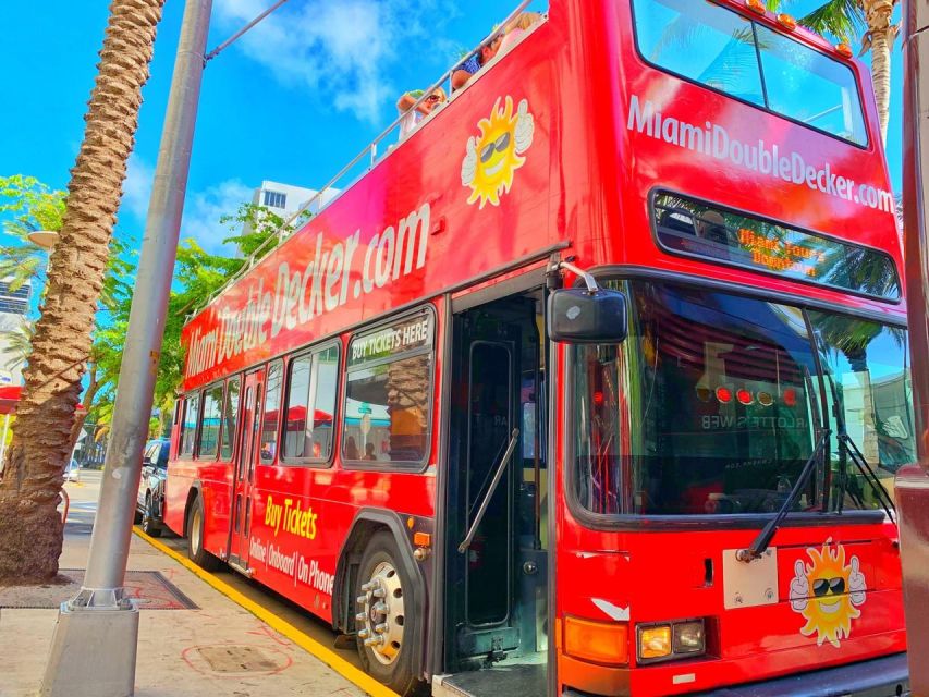 Miami: Double-Decker Bus Tour with Optional Boat Cruise - Miami Beach, Downtown Miami, and Little Havana From the Upper Deck