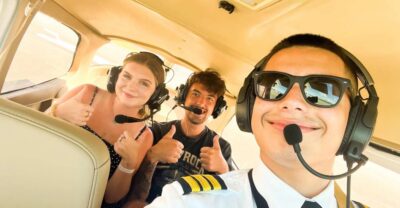 Miami: Downtown Private Airplane Tour with Soft Drinks - The view plan: Miami Coast, Coral Gables, Coconut Grove, and friends