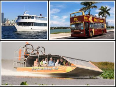 Miami: Everglades Experience, Bay Cruise & Open-top Bus Tour - Everglades Holiday Park: Airboat Ride and Seminole Alligator Show