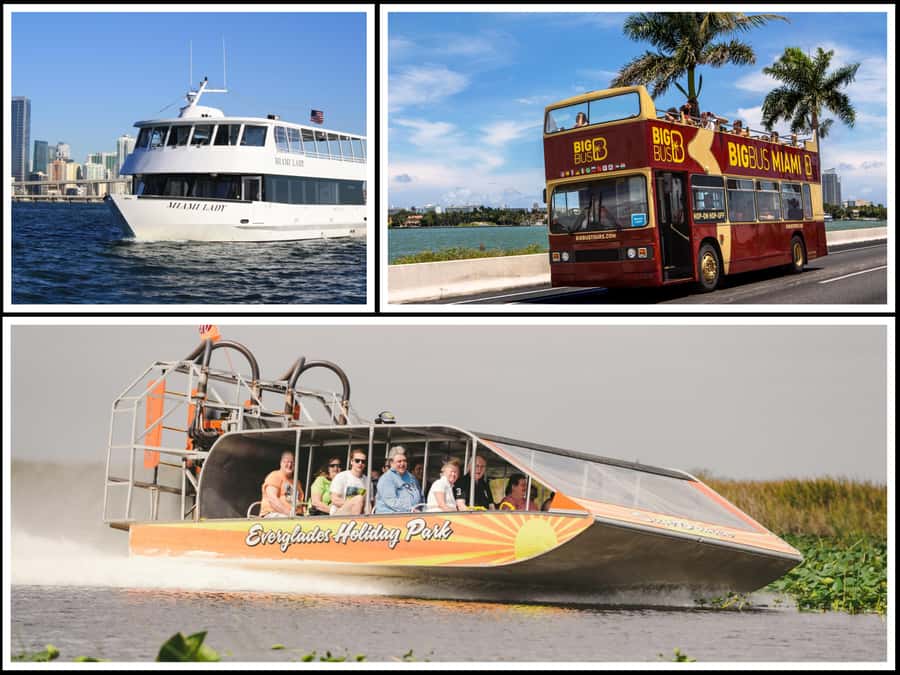 Miami: Everglades Experience, Bay Cruise & Open-top Bus Tour - Everglades Holiday Park: Airboat Ride and Seminole Alligator Show