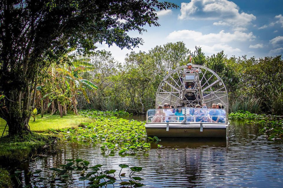 Miami: Everglades Safari Park Airboat Tour - The 40-minute airboat ride on the River of Grass