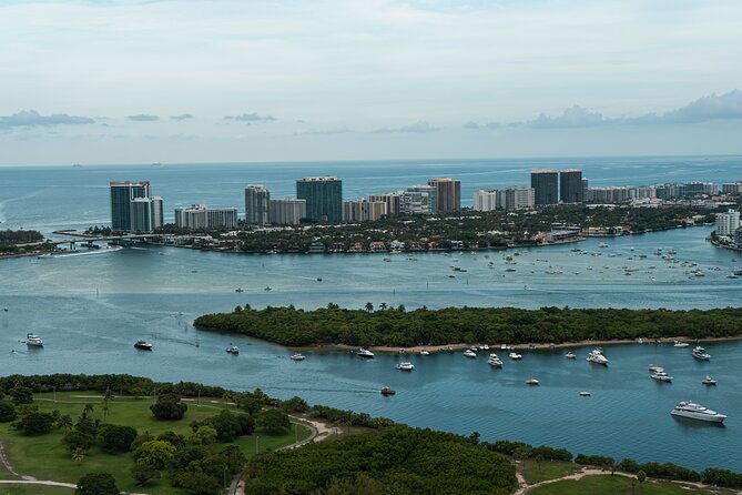 Miami Helicopter Tour Hard Rock and Beach - Flying over Hard Rock Stadium and the Guitar Casino orbit