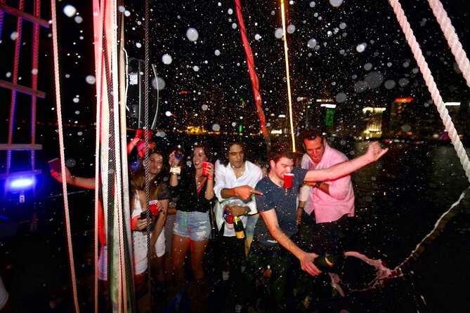 Miami Party Boat Cruise Music & Skyline Views - The Night Views: Skyline Lights and Bay Cruising