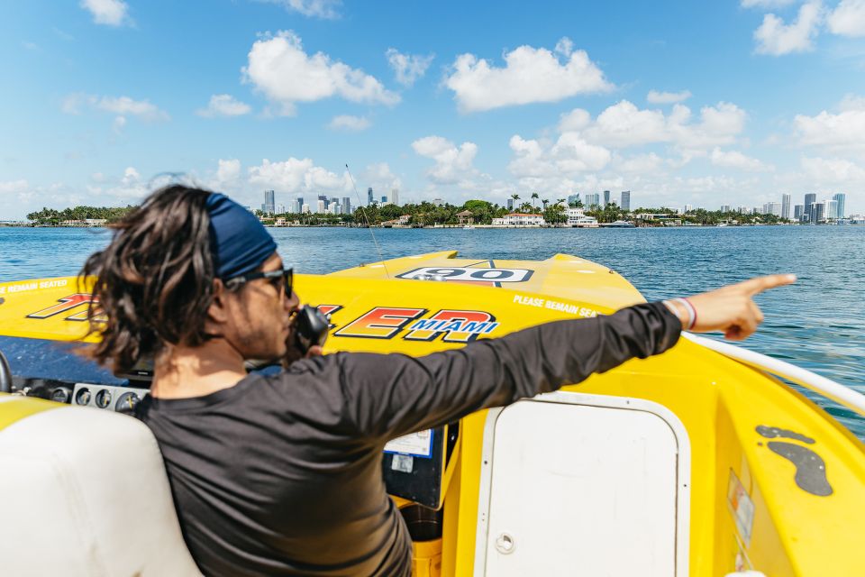 Miami: Sightseeing Speedboat Tour - Where You Meet: Bayside Marketplace and the Thriller Boats