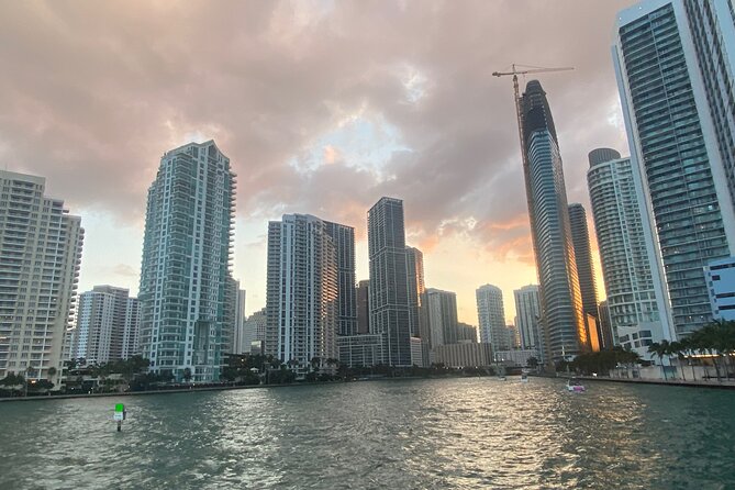 Miami Skyline: Happy Hour Cruise Music & Cash Bar - Hibiscus Island and Palm/Sunset Islands: the “wait, this is private?” feeling