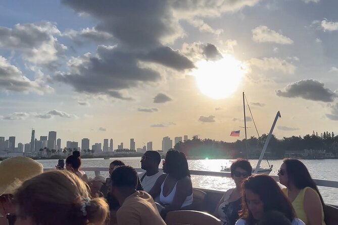 Miami Skyline Sunset Cruise with The Mojito Bar On board - Deck Time, Commentary, and the Seat Reality Check