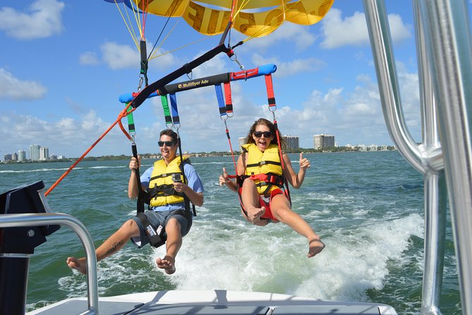 Parasailing with Miami Watersports - Meeting at Miami Watersports Pier 9 and Getting Ready