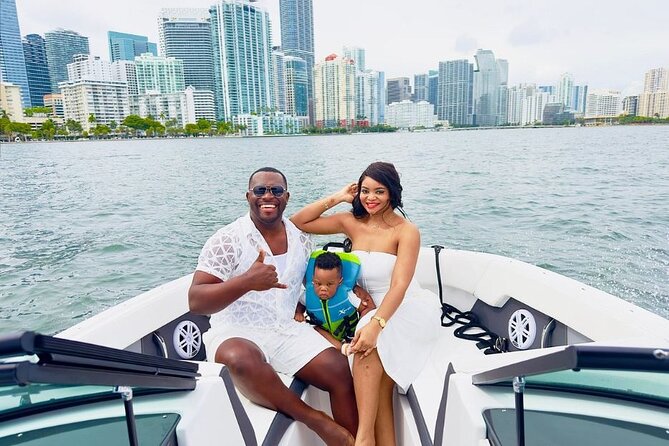 Private Boat Ride in Miami with Experienced Captain and Champagne - The boat: Monterey M225, outdoor seating, and what you bring