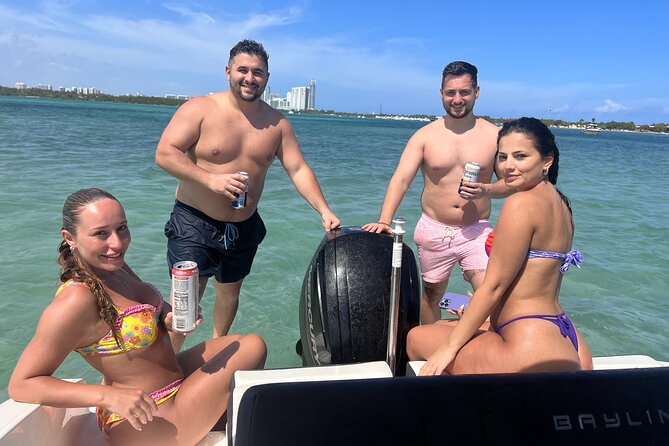 Snorkel & Millionaire Row - Private Miami Boat Tour w/ Drinks - Soundtrack and vibe: Bluetooth DJ mode, cooler comfort, and captain style