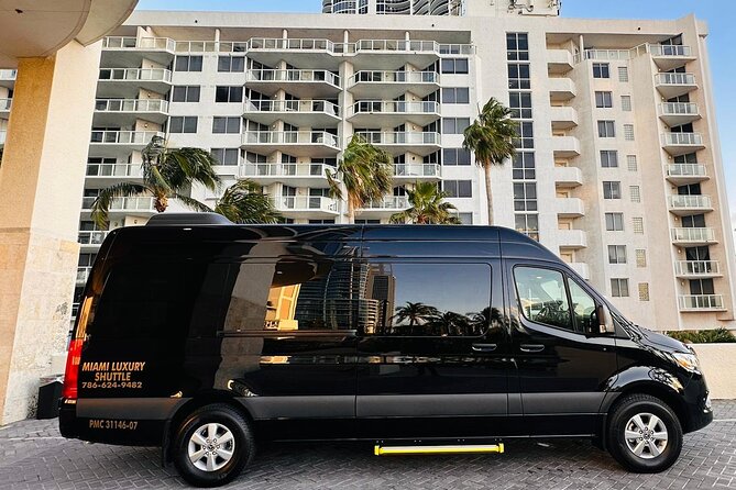 VAN Mia Airport or Hotels to Miami Port or Hotels Up to 14pax - Which Van You Get (Mercedes Sprinter vs Ford Transit) and Why It Matters